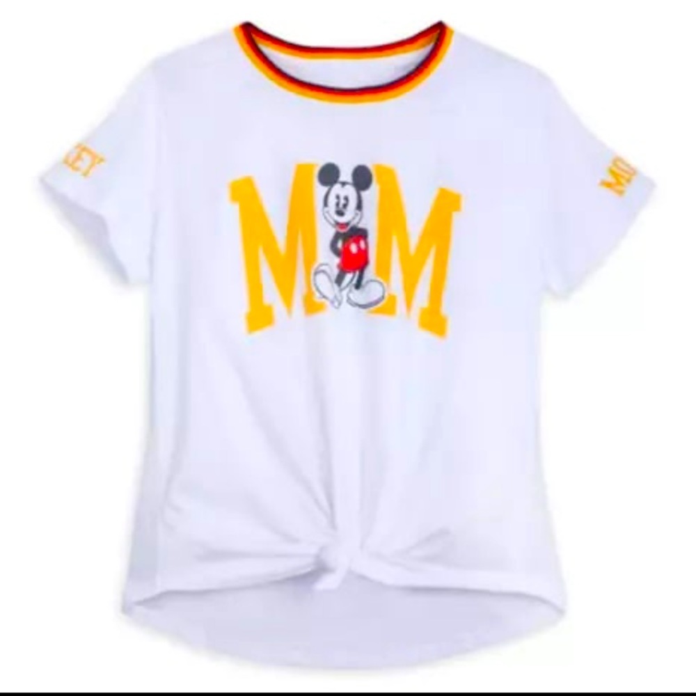 Mickey Mouse adult knotted t shirt NWT SIZE M